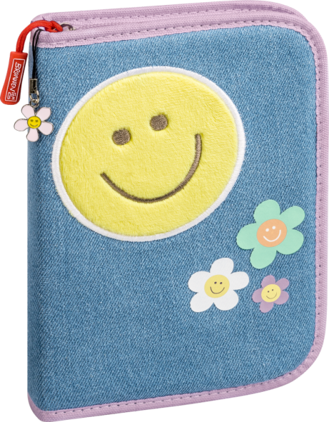 BRUNNEN Federmäppchen Happy Hippie | 2 Klappe(n)